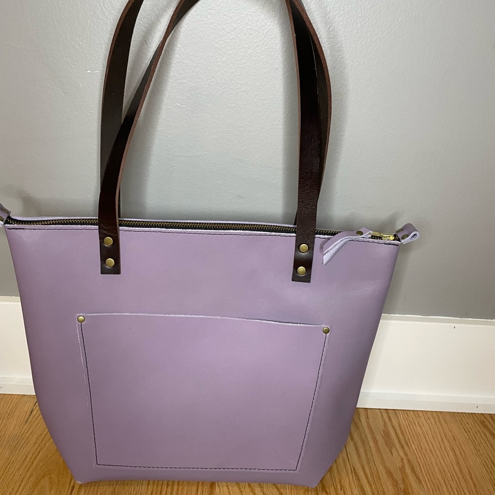 Portland Leather Goods Medium Zip Tote